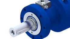  Drehantrieb HKS I-DA-H mit Welle und Passfeder für Industrieanwendungen, Maschinen- und Anlagenbau