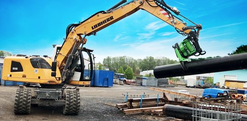 HKS TiltRotator mit Greifer