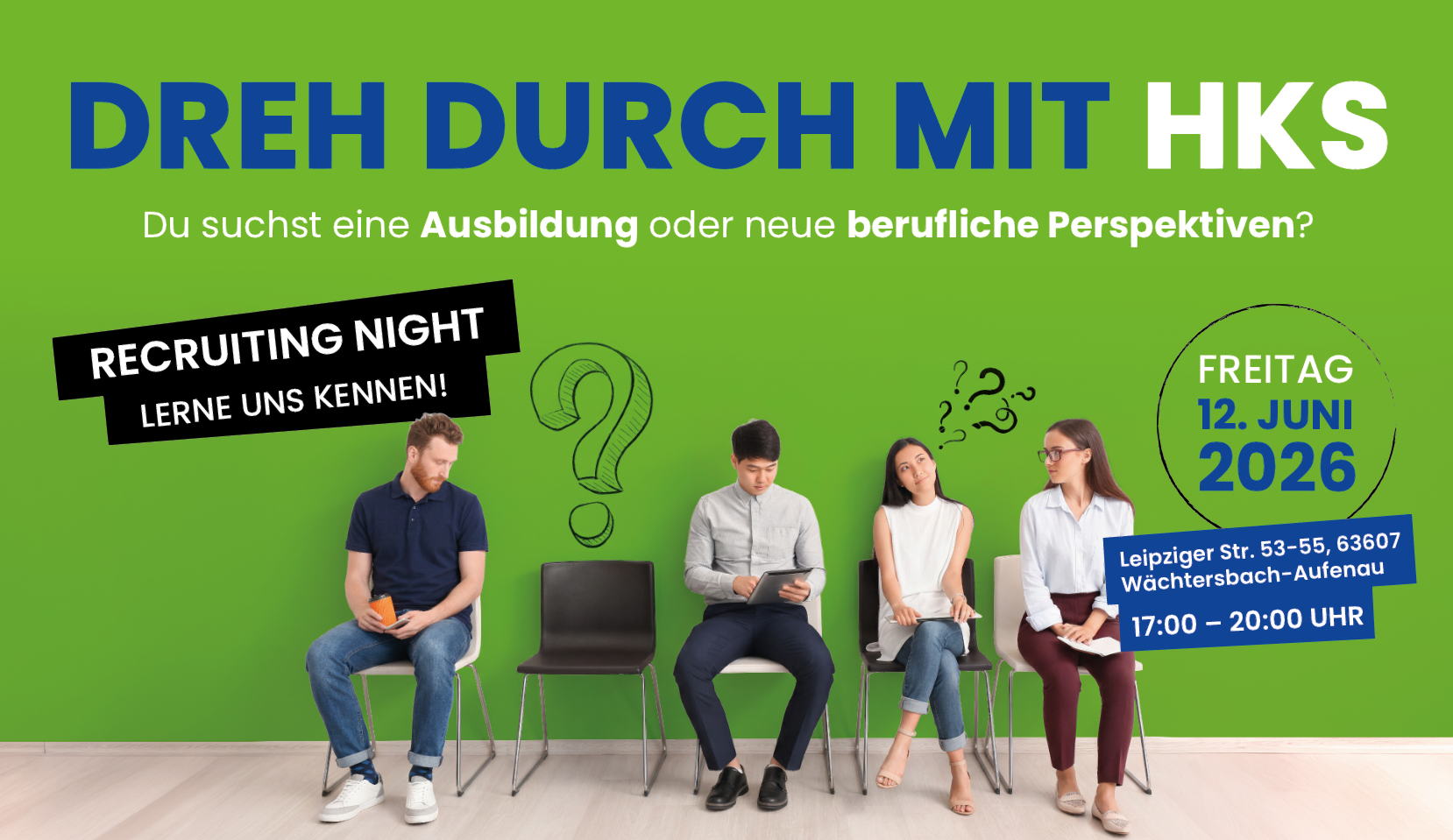 DREH DURCH MIT HKS - Komm zu unserer Recuiting Night am 12.06.26