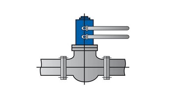 HKS-Antrieb-Armatur-Industrie-Kugelhahn